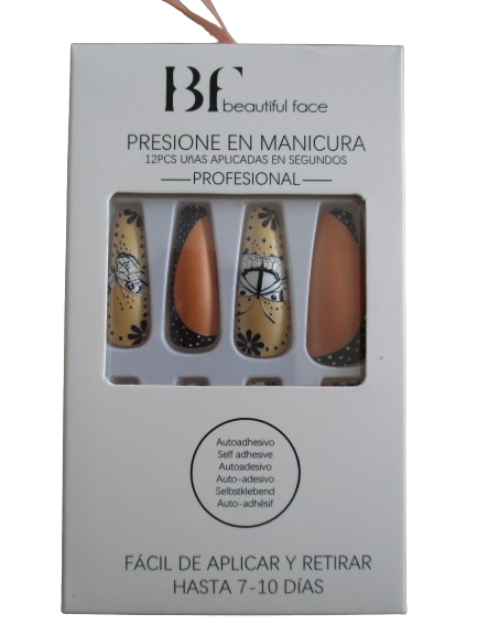 Paquet De 6 Paires De Faux Ongles Beautiful Face